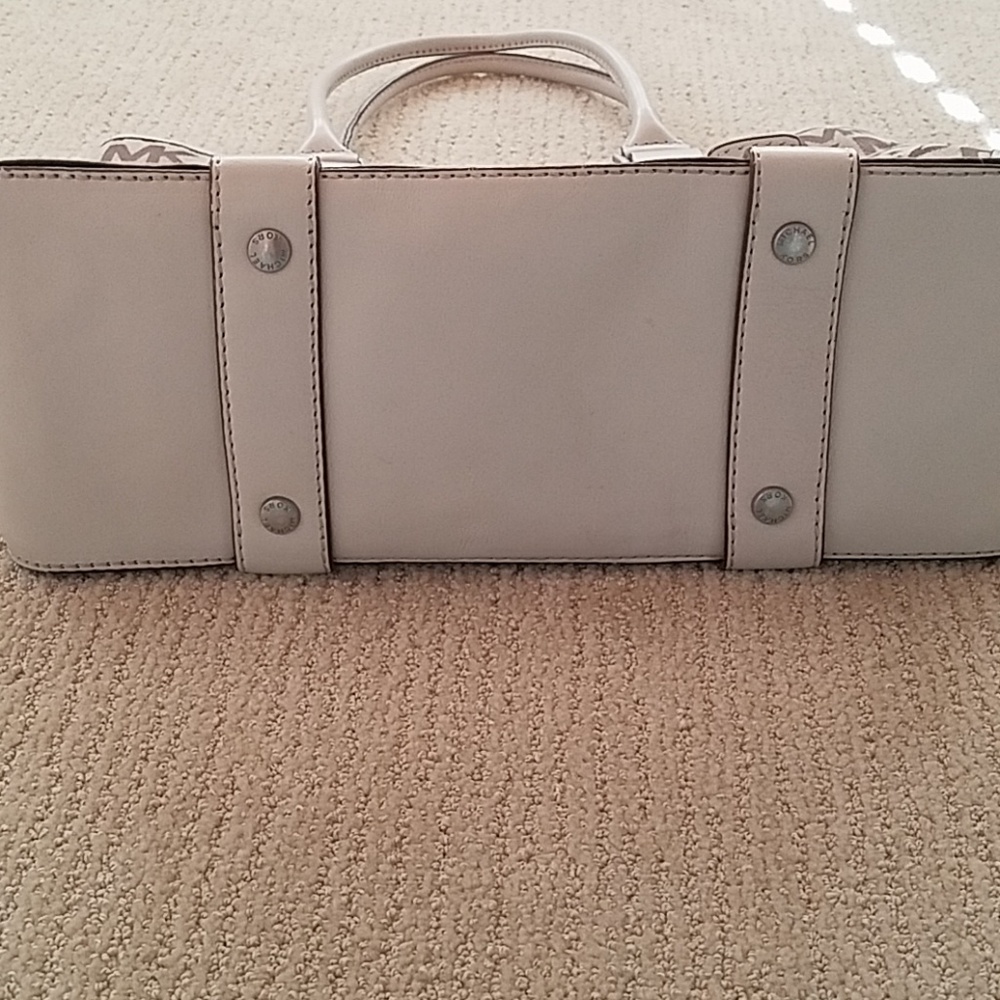 Michael Kors Canvas and Leather Tote - Picture 2 of 8